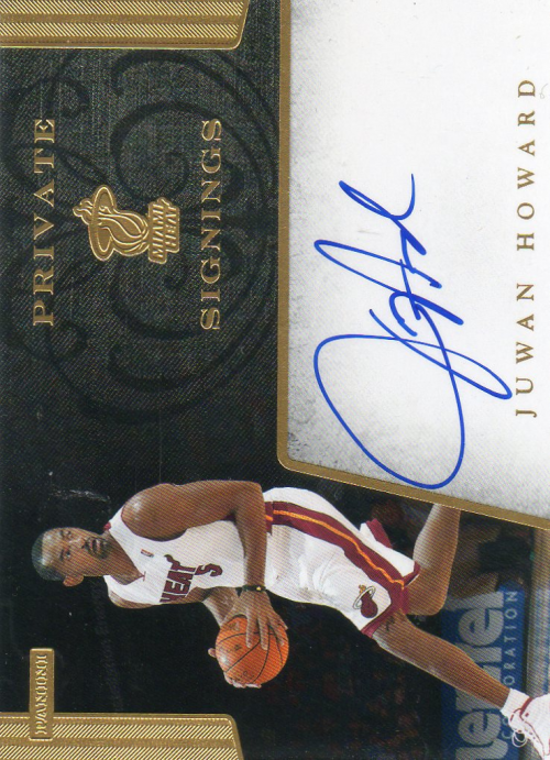 2012-13 Totally Certified Private Signings #16 Juwan Howard