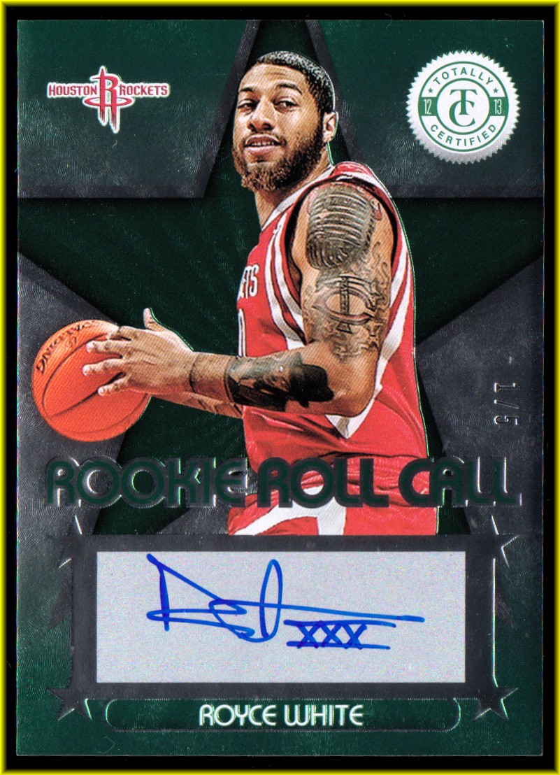 2012-13 Totally Certified Rookie Roll Call Autographs Green #40 Royce White