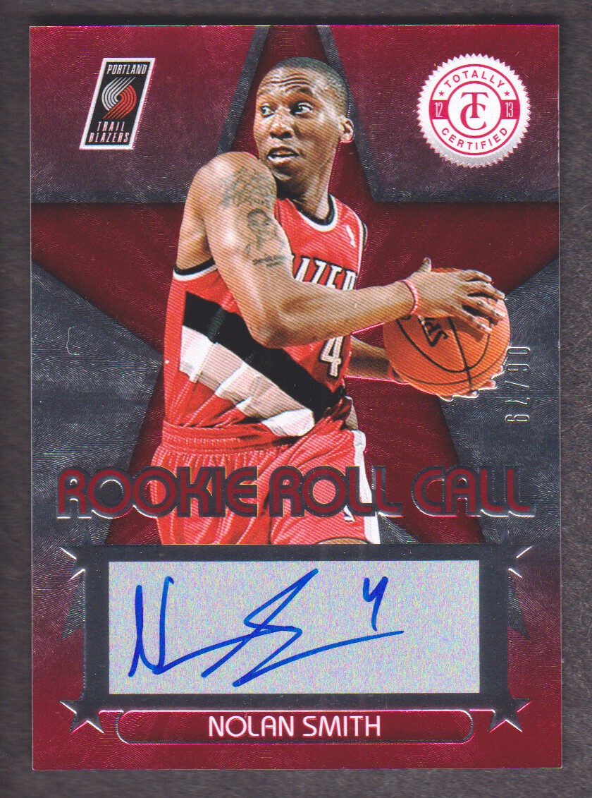 2012-13 Totally Certified Rookie Roll Call Autographs Red #57 Nolan Smith/79
