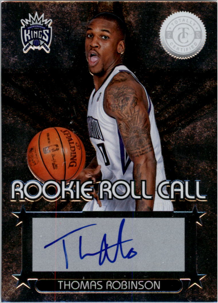 2012-13 Totally Certified Rookie Roll Call Autographs #7 Thomas Robinson