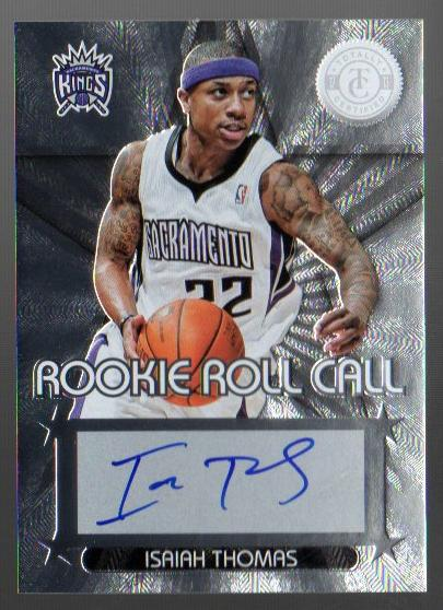 2012-13 Totally Certified Rookie Roll Call Autographs #10 Isaiah Thomas