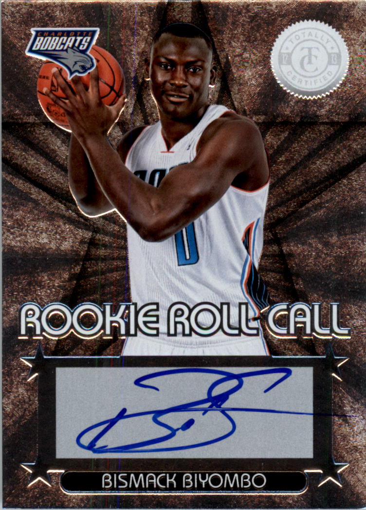 2012-13 Totally Certified Rookie Roll Call Autographs #22 Bismack Biyombo