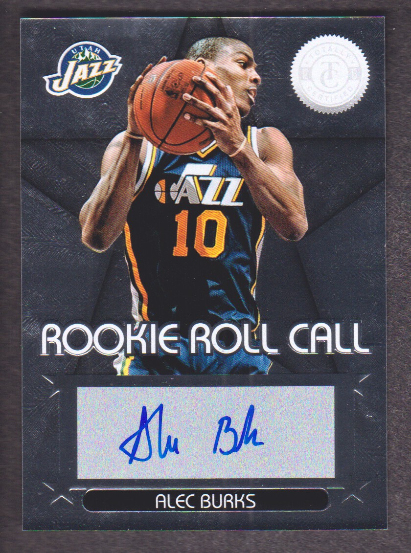 2012-13 Totally Certified Rookie Roll Call Autographs #29 Alec Burks