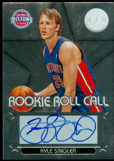 2012-13 Totally Certified Rookie Roll Call Autographs #50 Kyle Singler