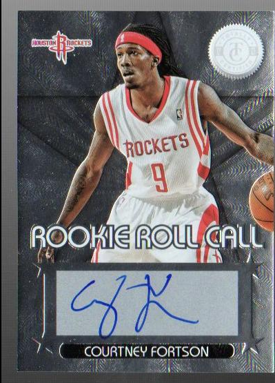 2012-13 Totally Certified Rookie Roll Call Autographs #62 Courtney Fortson