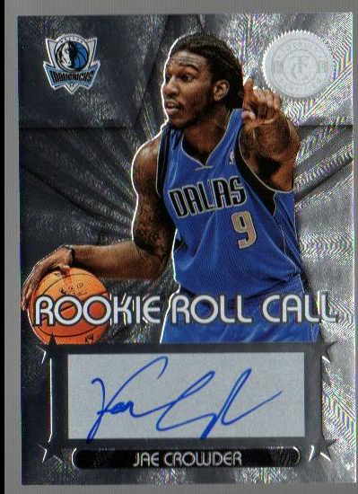2012-13 Totally Certified Rookie Roll Call Autographs #75 Jae Crowder