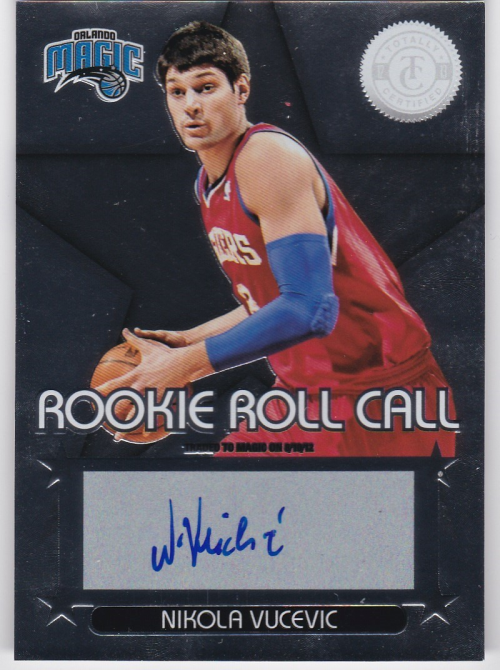 2012-13 Totally Certified Rookie Roll Call Autographs #94 Nikola Vucevic