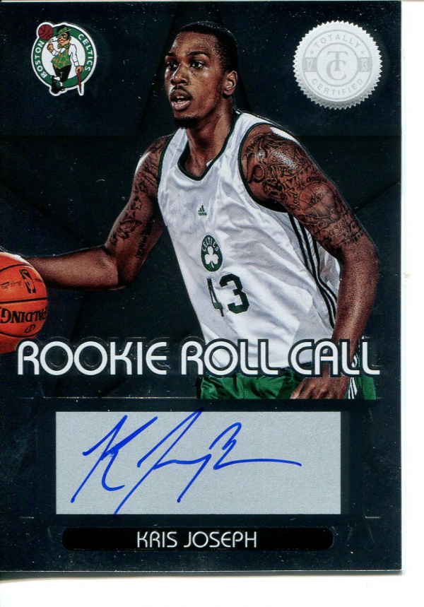 2012-13 Totally Certified Rookie Roll Call Autographs #97 Kris Joseph
