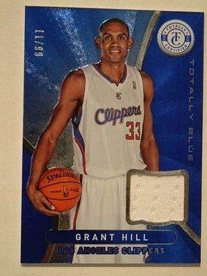 2012-13 Totally Certified Blue Materials #65 Grant Hill/99
