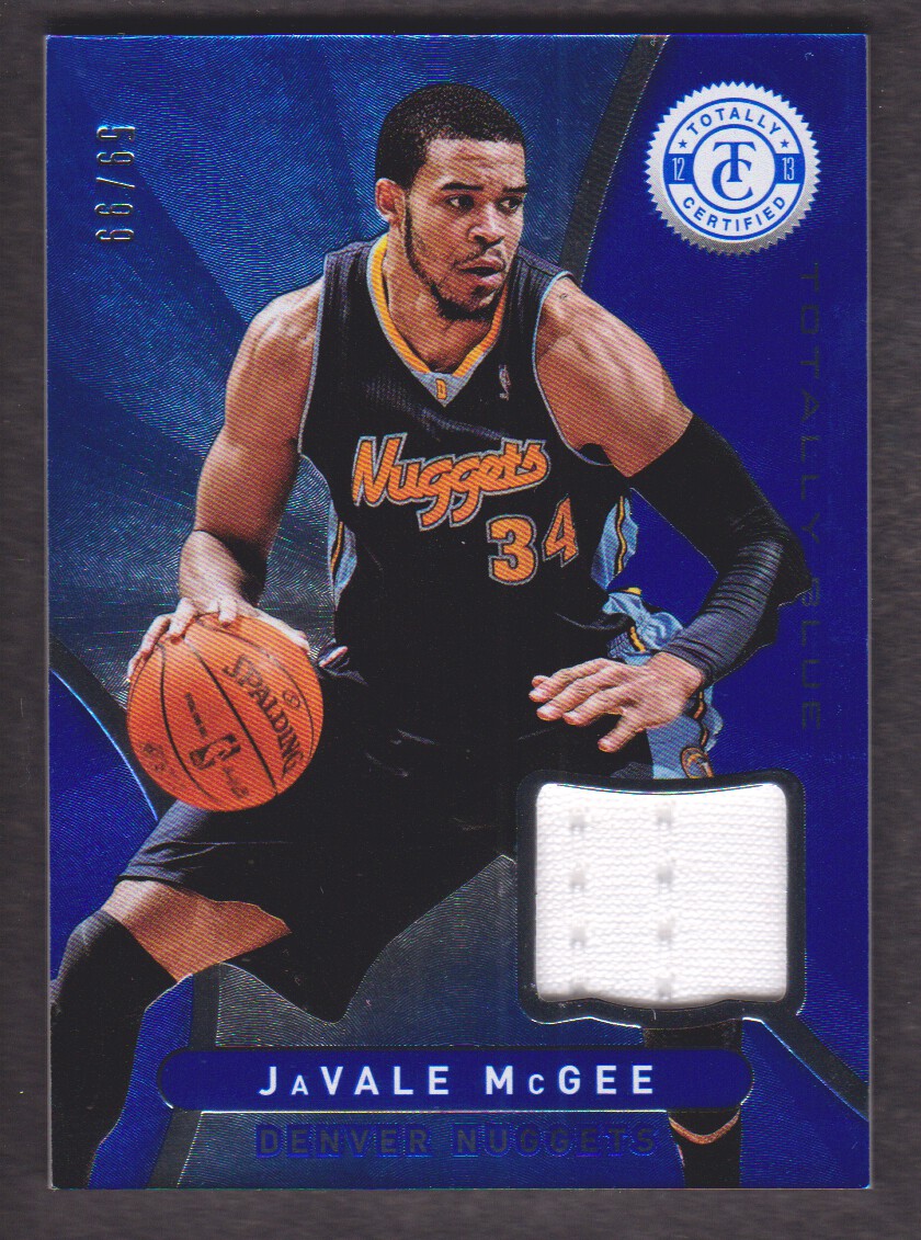 2012-13 Totally Certified Blue Materials #69 JaVale McGee/99