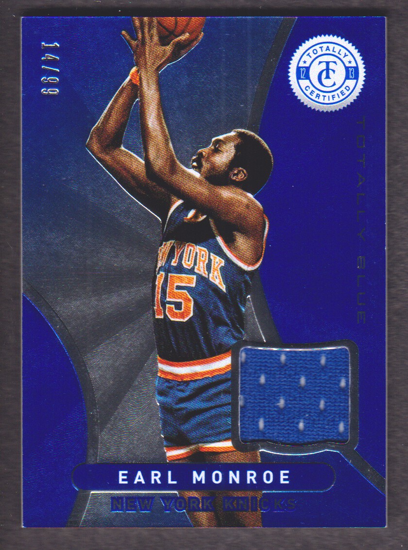 2012-13 Totally Certified Blue Materials #121 Earl Monroe/99