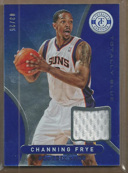2012-13 Totally Certified Blue Materials Prime #115 Channing Frye/25