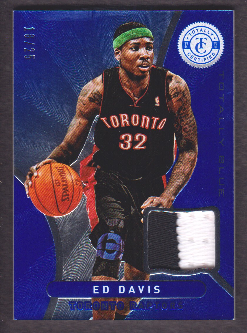 2012-13 Totally Certified Blue Materials Prime #149 Ed Davis/25