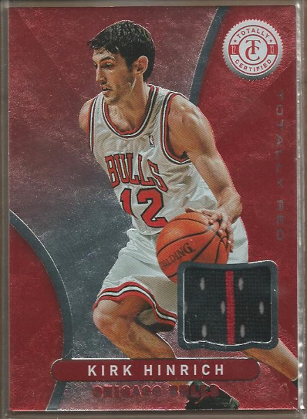 2012-13 Totally Certified Red Materials #24 Kirk Hinrich
