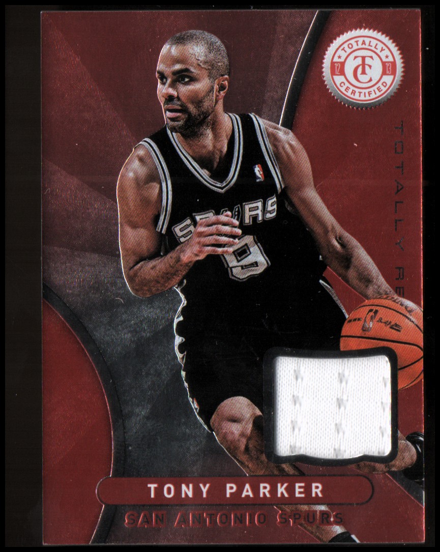 2012-13 Totally Certified Red Materials #50 Tony Parker