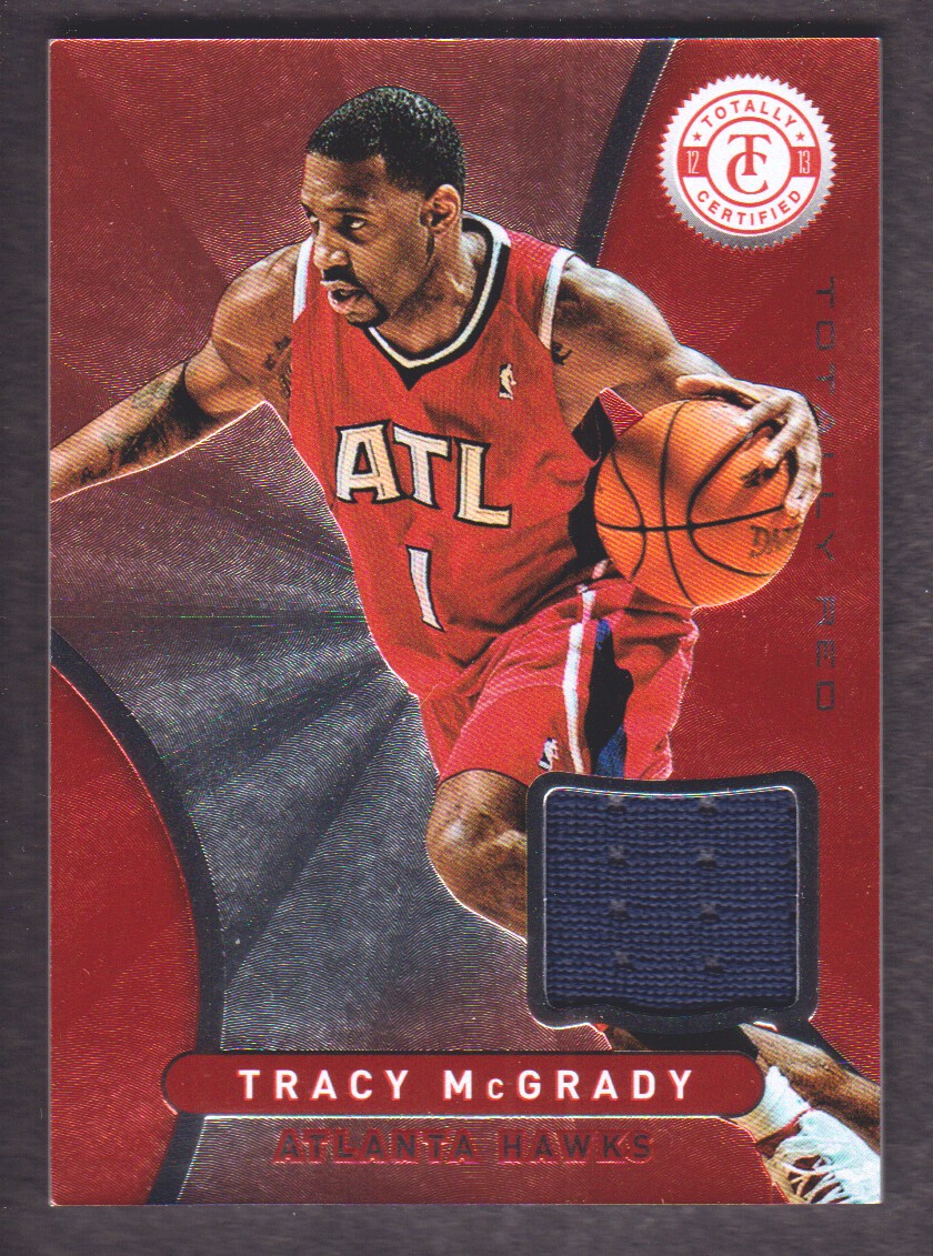 2012-13 Totally Certified Red Materials #51 Tracy McGrady
