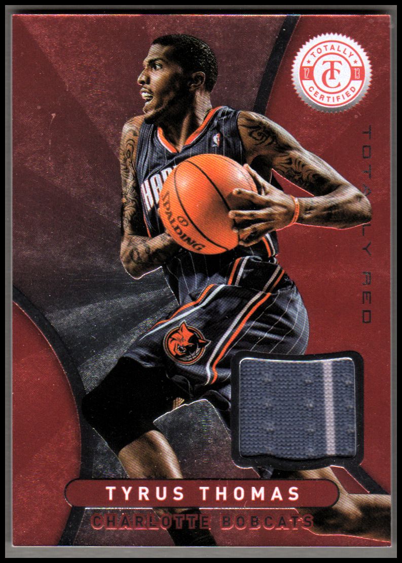 2012-13 Totally Certified Red Materials #53 Tyrus Thomas