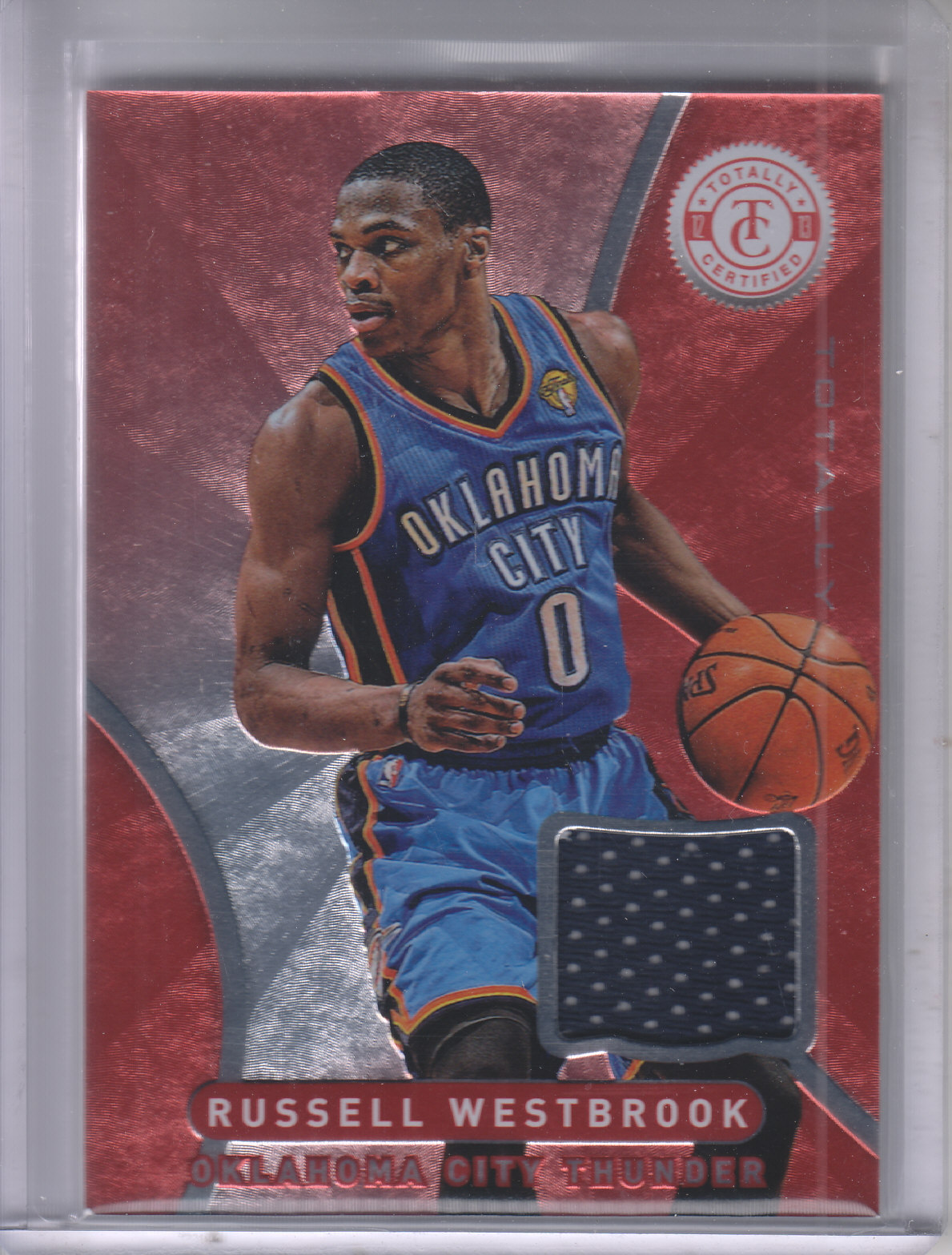 2012-13 Totally Certified Red Materials #80 Russell Westbrook