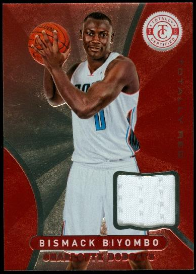 2012-13 Totally Certified Red Materials #117 Bismack Biyombo