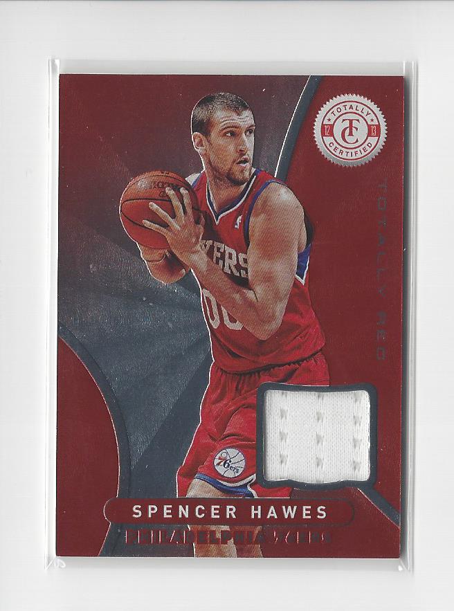 2012-13 Totally Certified Red Materials #134 Spencer Hawes