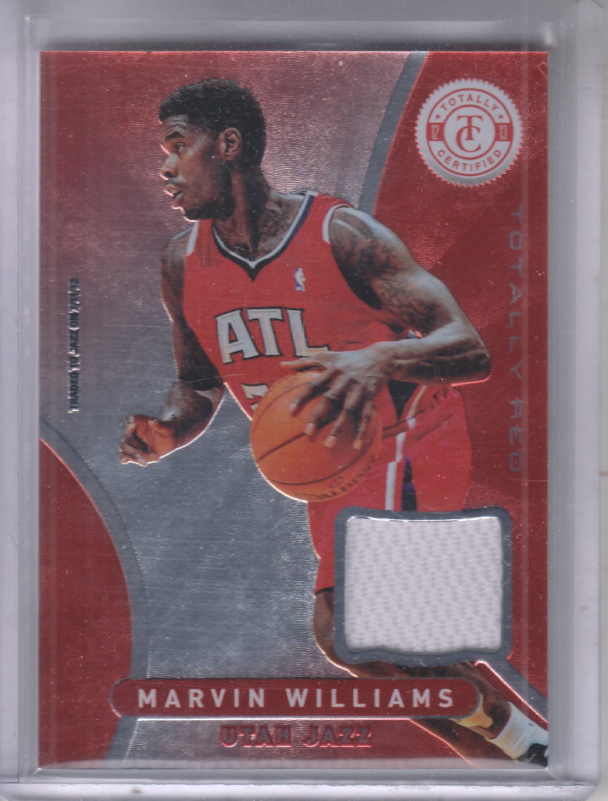 2012-13 Totally Certified Red Materials #164 Marvin Williams
