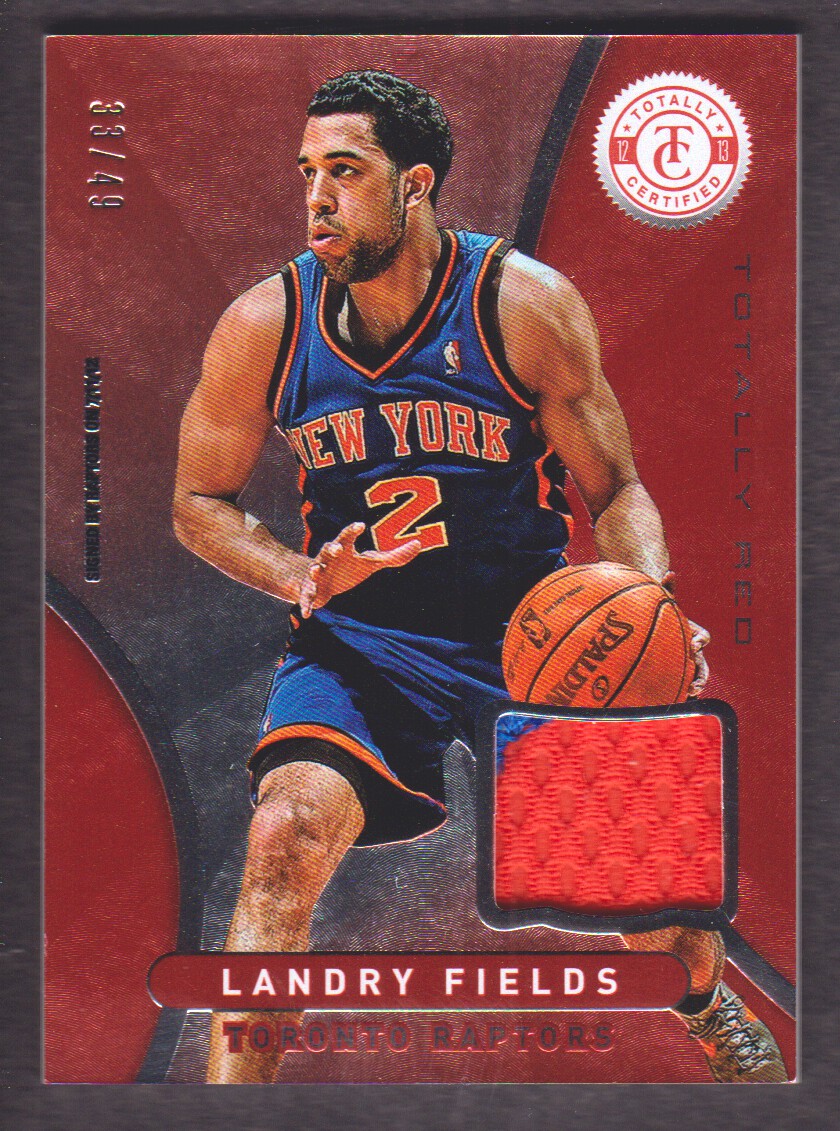 2012-13 Totally Certified Red Materials Prime #38 Landry Fields