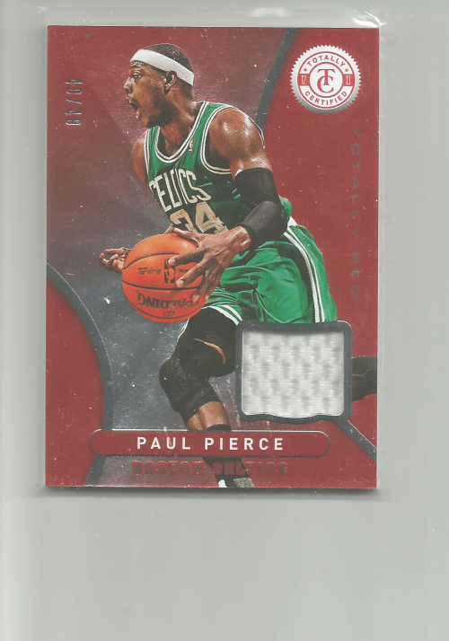 2012-13 Totally Certified Red Materials Prime #43 Paul Pierce