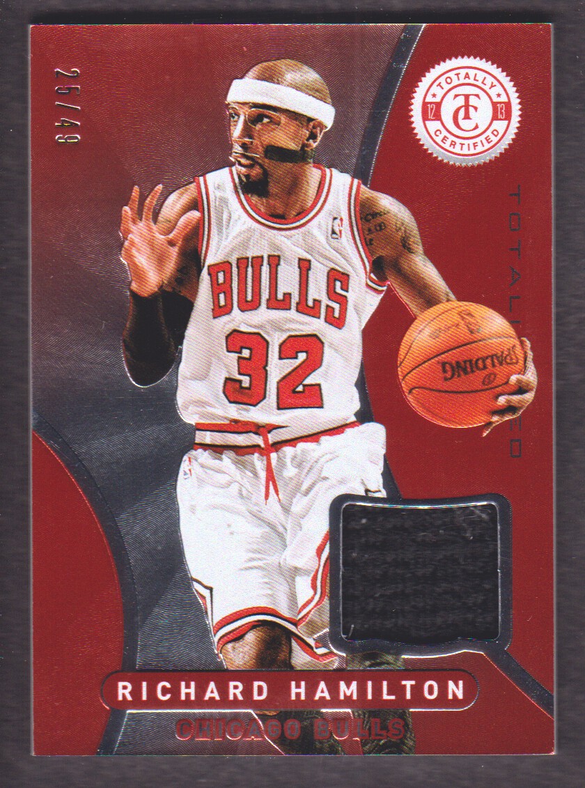 2012-13 Totally Certified Red Materials Prime #171 Richard Hamilton