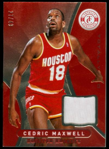 2012-13 Totally Certified Red Materials Prime #198 Cedric Maxwell