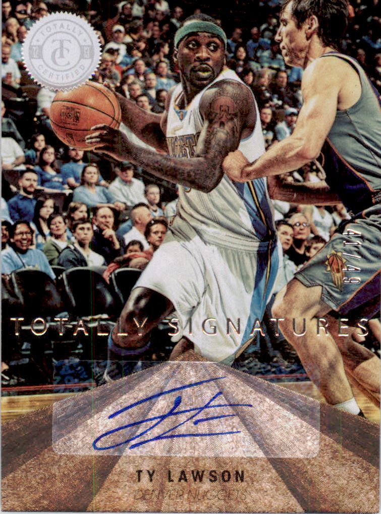 2012-13 Totally Certified Autographs #13 Ty Lawson/49 EXCH
