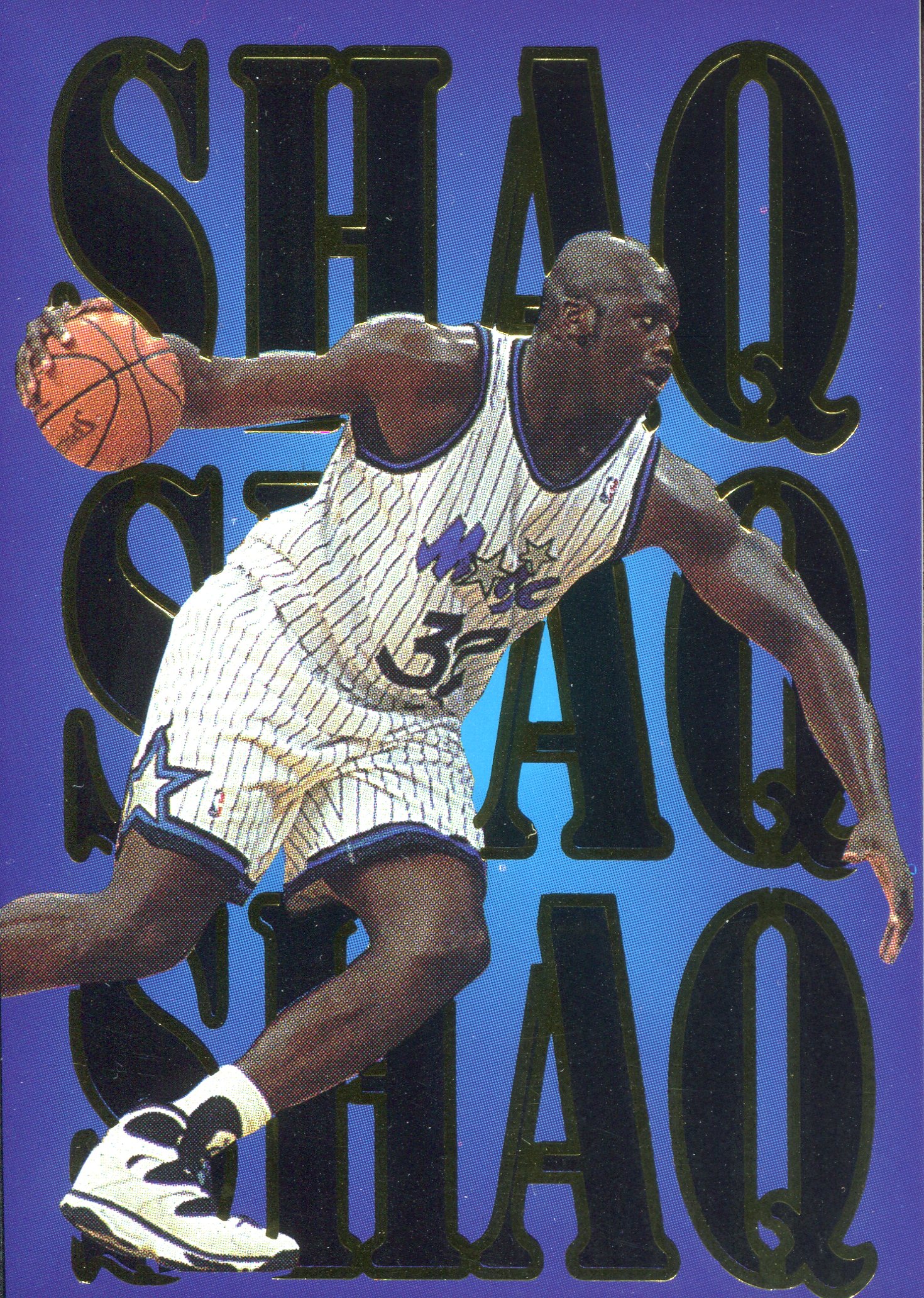 NBA 超貴重なSHAQ ルーキーカード！！ SHAQUILLE O'NEAL ~ 1995 Investor's Journal Ability Pick Gold Card