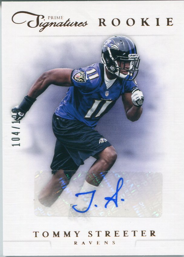 2012 Prime Signatures #225 Tommy Streeter AU/199 RC