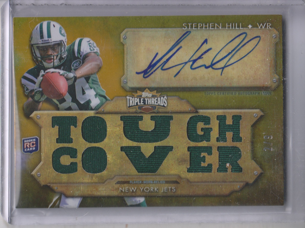 2012 Topps Triple Threads Autographed Relics Gold #TTAR43 Stephen Hill