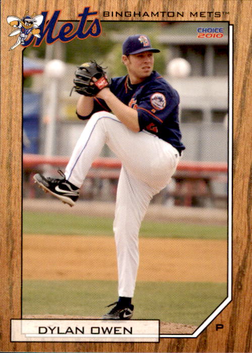 2010 Binghamton Mets Choice #20 Dylan Owen - NM