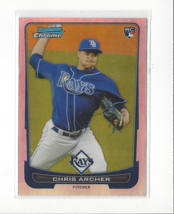 2012 Bowman Chrome Draft Refractors #35 Chris Archer