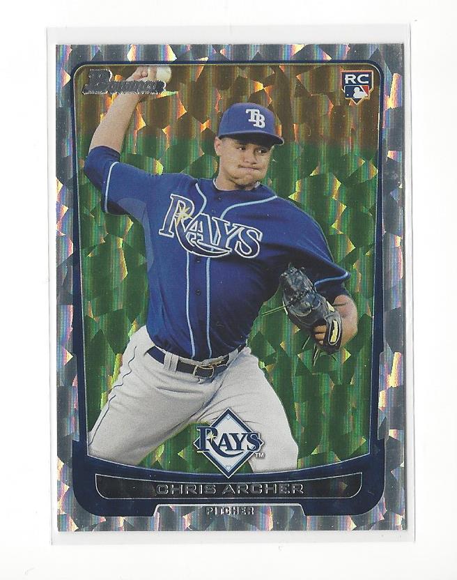 2012 Bowman Draft Silver Ice #35 Chris Archer
