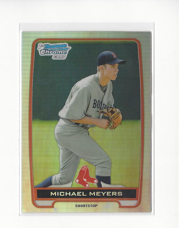 2012 Bowman Chrome Draft Draft Picks Refractors #BDPP83 Michael Meyers