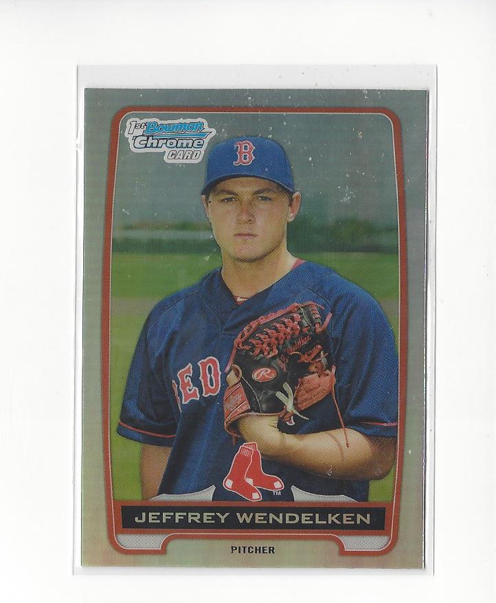 2012 Bowman Chrome Draft Draft Picks Refractors #BDPP89 Jeffrey Wendelken