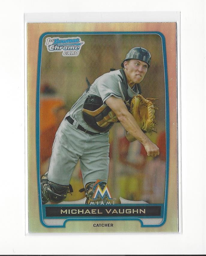 2012 Bowman Chrome Draft Draft Picks Refractors #BDPP95 Michael Vaughn