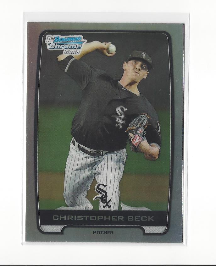 2012 Bowman Chrome Draft Draft Picks Refractors #BDPP101 Christopher Beck