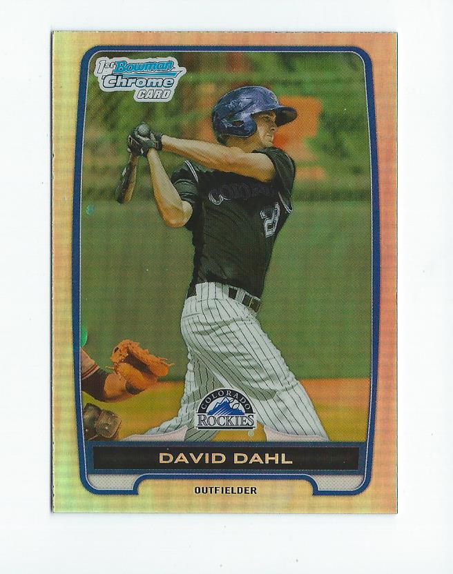 2012 Bowman Chrome Draft Draft Picks Refractors #BDPP104 David Dahl