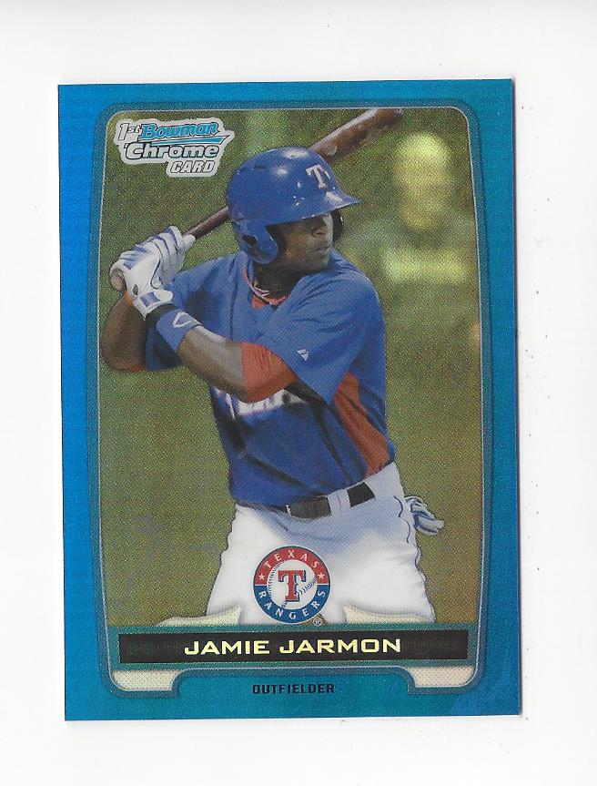 2012 Bowman Chrome Draft Draft Picks Blue Refractors #BDPP45 Jamie Jarmon