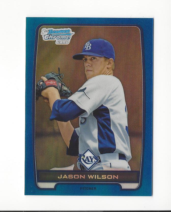 2012 Bowman Chrome Draft Draft Picks Blue Refractors #BDPP147 Jason Wilson