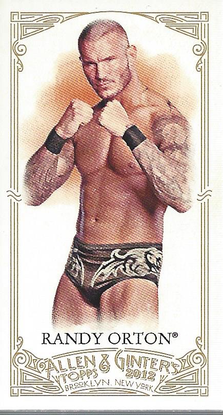 2012 Topps Heritage WWE Allen and Ginter #9 Randy Orton
