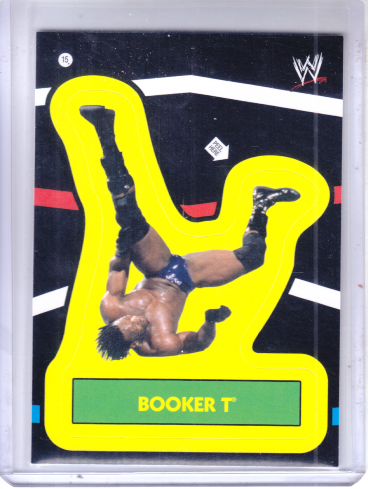 2012 Topps Heritage WWE Stickers #15 Booker T