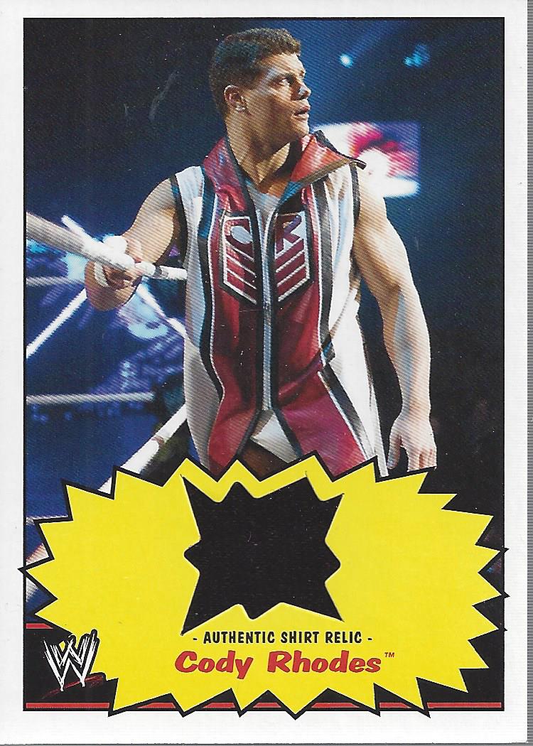 2012 Topps Heritage WWE Shirt Relics #NNO Cody Rhodes
