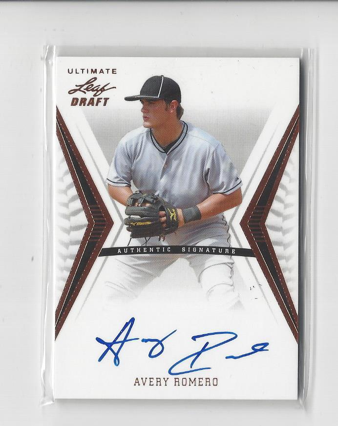 2012 Leaf Ultimate Draft #AR2 Avery Romero