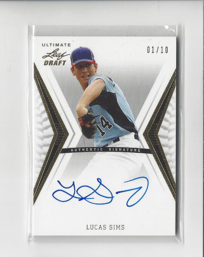 2012 Leaf Ultimate Draft Gold #LS1 Lucas Sims