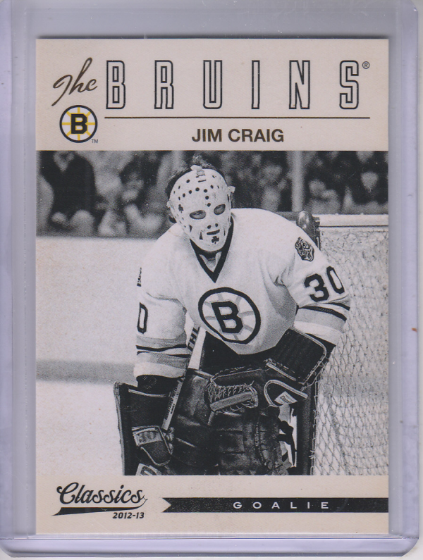 2012-13 Classics Signatures #77 Jim Craig