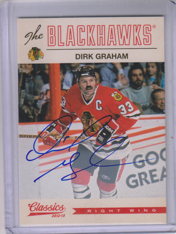 2012-13 Classics Signatures Autographs #122 Dirk Graham